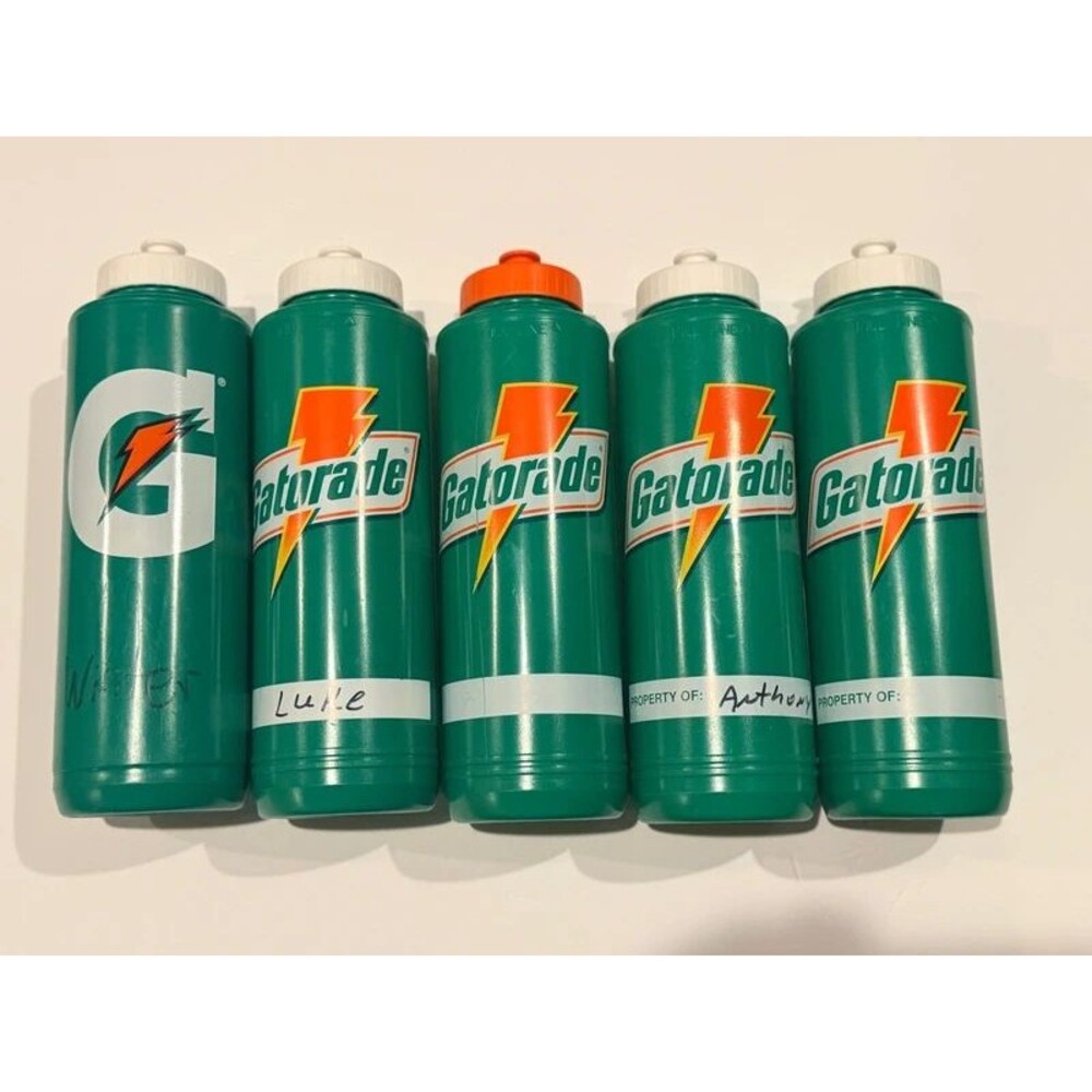 Vintage Gatorade Sports Water Bottles- Set of 5
